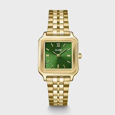 Cluse Gracieuse Gold Bracelet Forest Green Bracelet Gold Set CG11901