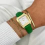  Zdjęcie 4 Cluse Gracieuse Petite Gold Green Leather White Dial CW11803