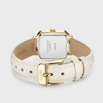 Cluse Gracieuse Petite Gold White Leather White Dial CW11804