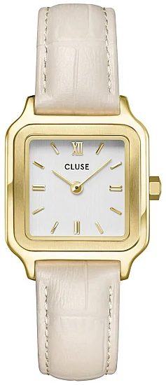 Cluse Gracieuse Petite Gold White Leather White Dial CW11804