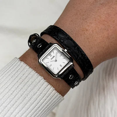 Cluse Gracieuse Petite Double Leather White Dial CW15508