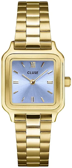 Cluse Gracieuse Petite Double Steel Yellow Gold Blue Dial CW11820
