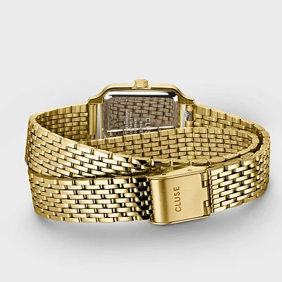 Cluse Gracieuse Petite Double Steel Yellow Gold Blue Dial CW11816
