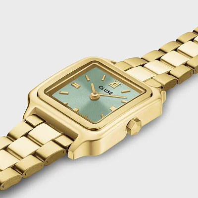 Cluse Gracieuse Petite Gold Bracelet Sage Green Dial CW15505