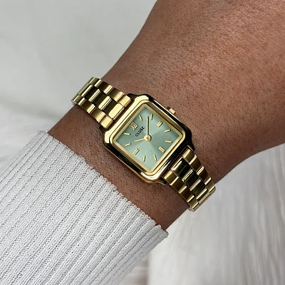 Cluse Gracieuse Petite Gold Bracelet Sage Green Dial CW15505
