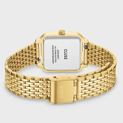 Cluse Gracieuse Petite Lace Textured Gold Dial Yellow Gold CW11912