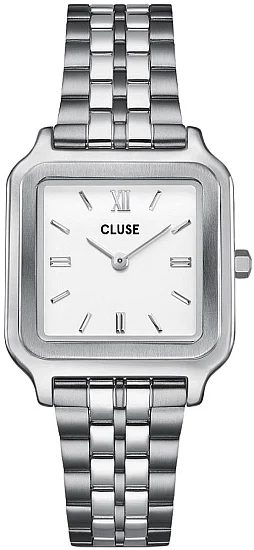 Cluse Gracieuse Petite Silver Bracelet White Dial CW11907