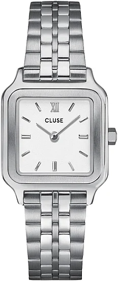 Cluse Gracieuse Petite Silver Bracelet White Dial CW11817