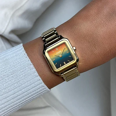 Cluse Gracieuse Petite Sunset Dial Yellow Gold CW11824