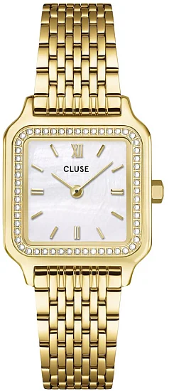 Cluse Gracieuse Petite Gold Bracelet White Pearl Dial CW11826