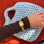 Zdjęcie 3 Cluse Gracieuse Petite White Dial Yellow Gold Mesh CW15509