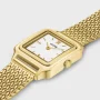 Zdjęcie 4 Cluse Gracieuse Petite White Dial Yellow Gold Mesh CW15509