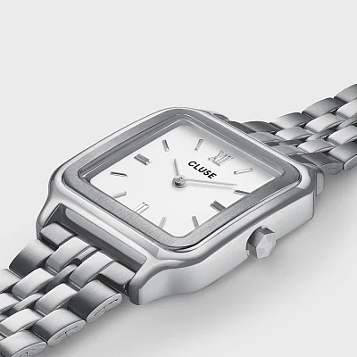 Cluse Gracieuse White Dial x Eleve Tennis Bracelet Set CG11902