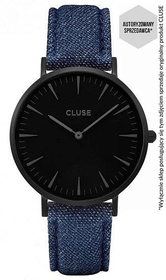 Cluse Boho Chic Full Black Blue Denim CL18507