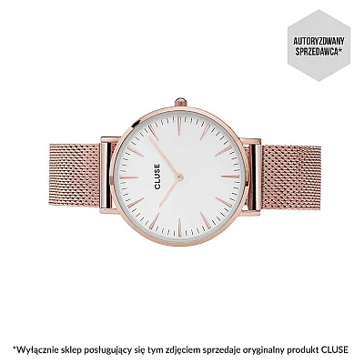 Cluse Boho Chic Mesh Rose Gold White CW0101201001