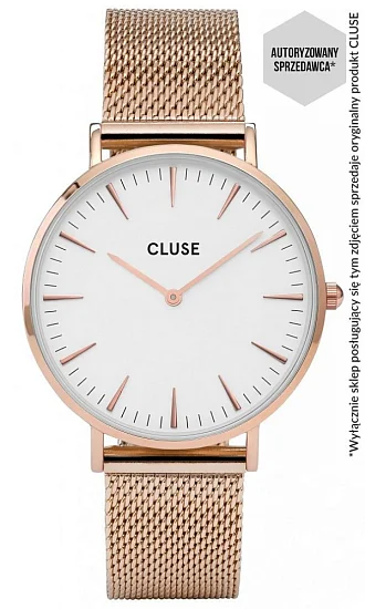 Cluse Boho Chic Mesh Rose Gold White CW0101201001