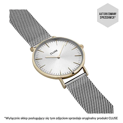 Cluse Boho Chic Mesh Silver Gold CW0101201016