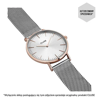 Cluse Boho Chic Mesh Silver Rose Gold CW0101201006