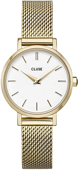 Cluse Boho Chic Petite Mesh Gold White CW0101211001