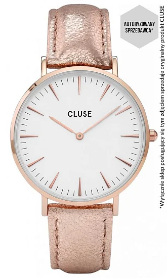 Cluse Boho Chic Rose Gold White Rose Metallic CL18030