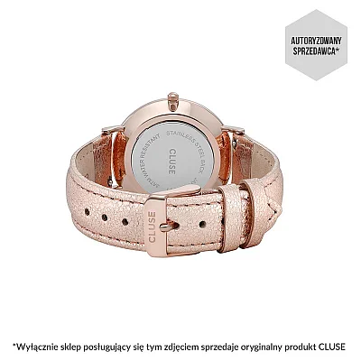 Cluse Boho Chic Rose Gold White Rose Metallic CL18030