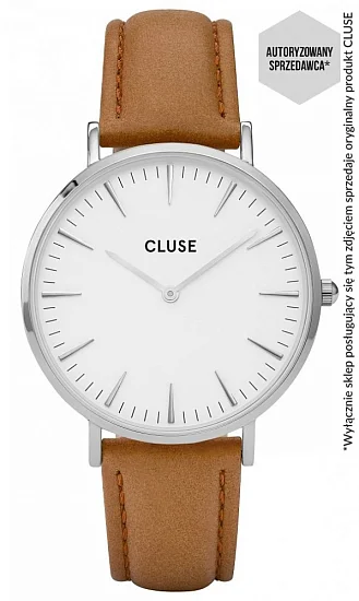 Cluse Boho Chic Silver White Caramel CL18211