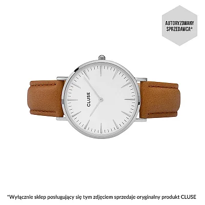 Cluse Boho Chic Silver White Caramel CL18211