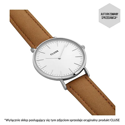 Cluse Boho Chic Silver White Caramel CL18211
