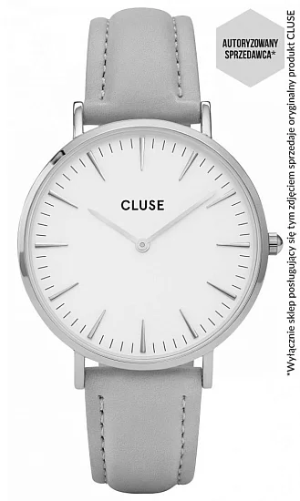 Cluse Boho Chic Silver White Grey CL18215