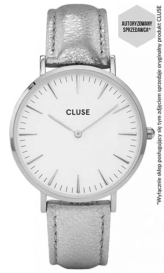 Cluse Boho Chic Silver White Grey Metallic CL18233
