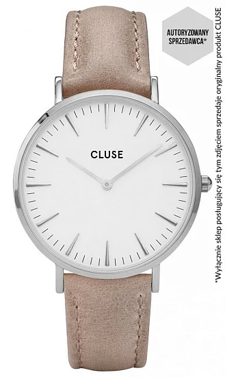 Cluse Boho Chic Silver White Hazelnut CL18234