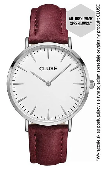 Cluse Boho Chic Silver White Marsala CL18217