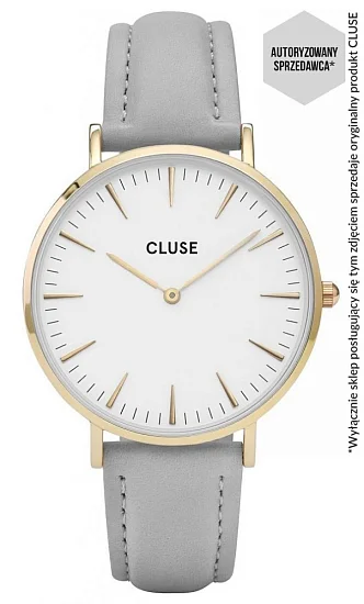 Cluse Boho Chic Yellow Gold White Grey CL18414