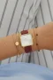  Zdjęcie 4 Cluse La Tetragone Gold Leather Scarlet Red CL60009