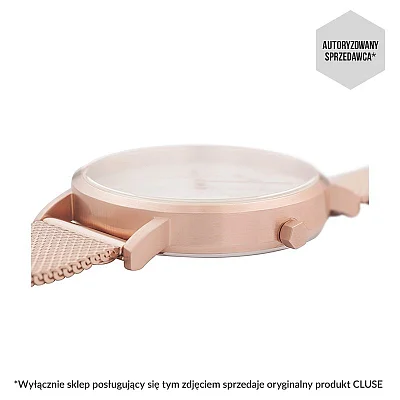 Cluse La Roche Mesh Rose Gold/White Marble CW0101204001