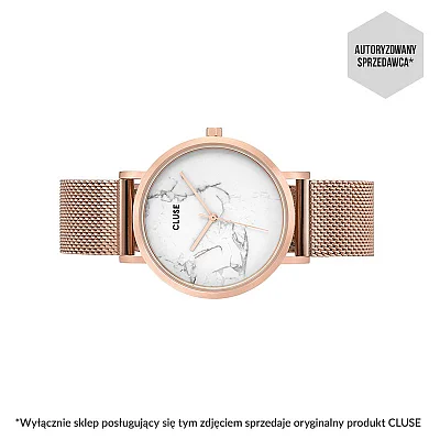 Cluse La Roche Mesh Rose Gold/White Marble CW0101204001