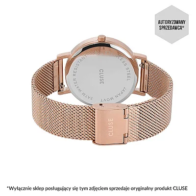 Cluse La Roche Mesh Rose Gold/White Marble CW0101204001