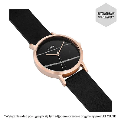 Cluse La Roche Petite Rose Gold Black Marble/Black CL40104