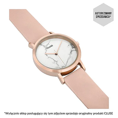 Cluse La Roche Petite Rose Gold White Marble/Nude CW0101205004