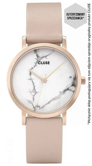 Cluse La Roche Petite Rose Gold White Marble/Nude CW0101205004