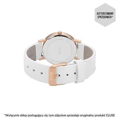 Cluse La Roche Petite Rose Gold White Marble/White CW0101205005