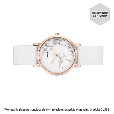 Cluse La Roche Petite Rose Gold White Marble/White CW0101205005