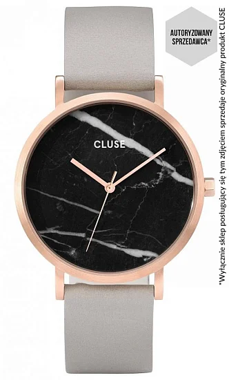 Cluse La Roche Rose Gold White Marble/Grey CL40006