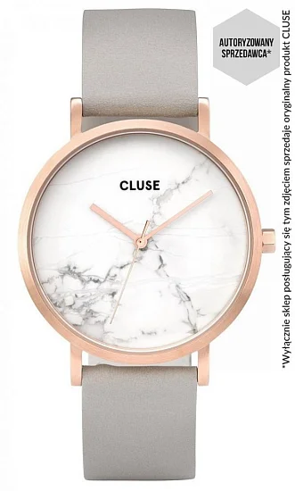 Cluse La Roche Rose Gold White Marble/Grey CL40005
