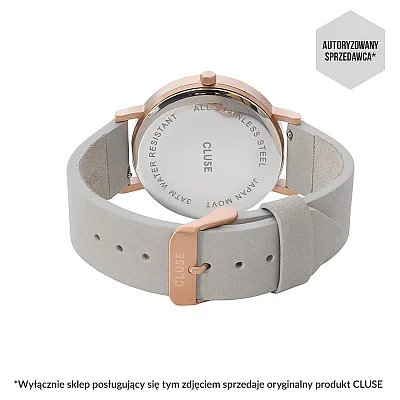 Cluse La Roche Rose Gold White Marble/Grey CL40006