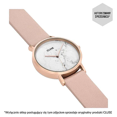 Cluse La Roche Rose Gold White Marble/Nude CL40009