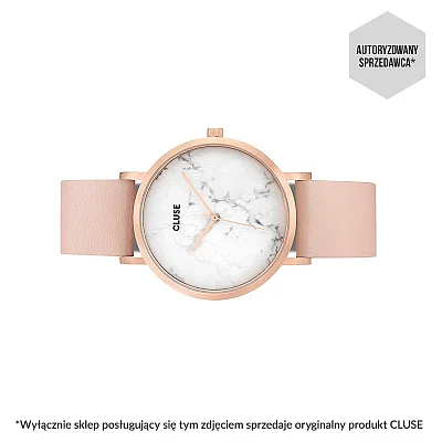 Cluse La Roche Rose Gold White Marble/Nude CL40009