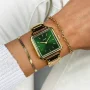  Zdjęcie 4 Cluse La Tetragone Gold Bracelet Forest Green Crystals CW10311