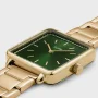  Zdjęcie 2 Cluse La Tetragone Gold Bracelet Forest Green Crystals CW10311