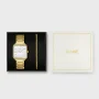  Zdjęcie 7 Cluse La Tetragone Gold PVD White Dial Bracelet Set CG10327